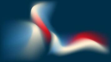 Dynamic Waves of Color on a Deep Blue Background vector