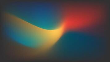 Vibrant Abstract Waves of Color in Smooth Gradient Flow vector