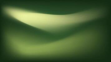 Lush Green Abstract Waves with Soft Light and Gradient Effects vector