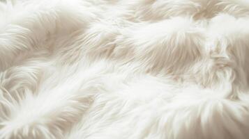Soft white fluffy textured surface creating a cozy and warm feeling, conceptuallly soothing photo