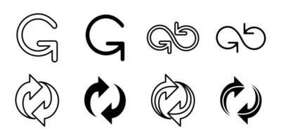 Refresh and sync icon. Circular arrows and looping symbols illustration. Digital interface pictogram representing reload, repeat or update action for data synchronization and navigation. vector