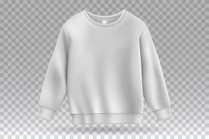 Sweatshirt front template mockup design background. vector