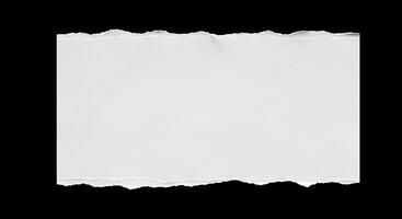 A piece of paper with a hole in it photo