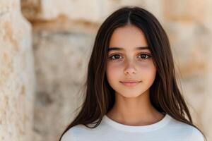 Portrait of a Young Girl photo