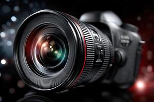 of a Professional Camera Lens, High Quality Image photo