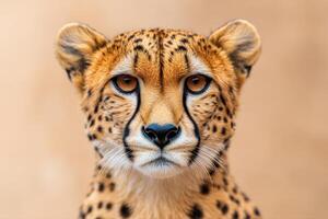 Portrait of a Majestic Cheetah photo