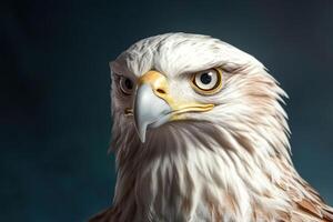 Majestic Eagle Portrait A of Nature's Apex Predator photo