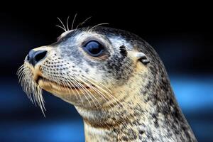of a Curious Seal, Majestic Marine Mammal in its Natural Habitat photo