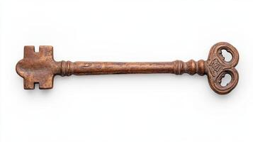 Antique Rusty Key A Glimpse into History photo