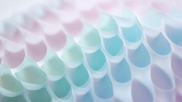 Colorful abstract pattern showcasing soft shapes photo