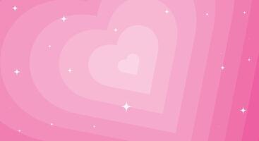 Pink Layered Heart Design with Sparkles vector