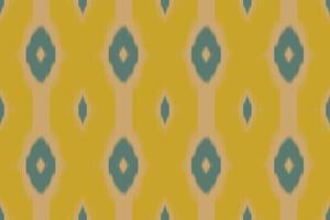 Ikat Pattern Design for Fabric. Ethnic fabric design. Boho, ornament, clothing, textile, wrapping vector