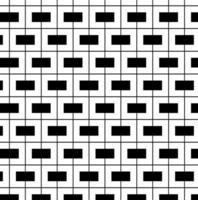 Rectangle Black and white rhythmic Geometry seamless pattern. graphic line illustration. Black and white abstract vintage 1920. Design for package, cosmetic, textile, cards. vector