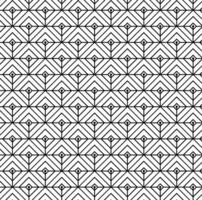 rhombus with lines and dots Geometry seamless pattern. graphic line illustration. Black and white abstract For poster, party invitation, backdrop, ad, sale promotion, print for t-shirt vector