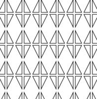 triangle Geometric seamless pattern. Repeating hexagon lattice. Geometry seamless pattern. graphic line illustration. Black and white abstract vintage 1920. For logo, web, package, sticker. vector