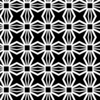 Art Deco Geometric pattern with triangular elements. Seamless abstract ornament for wallpapers and backgrounds. Black and white colors vector