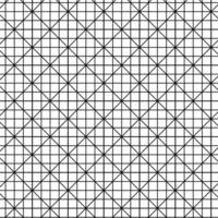Thin line monochrome seamless geometric pattern. Modern abstract black and white background, simple repeat texture. Geo design for decor, print vector