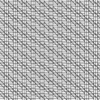 Thin line Geometric black, white seamless pattern with ornament in form of thin horizontal, vertical intersecting straight lines and diagonally at an angle of 45 degrees. illustration vector