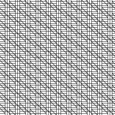 Thin line Geometric black, white seamless pattern with ornament in form of thin horizontal, vertical intersecting straight lines and diagonally at an angle of 45 degrees. illustration
