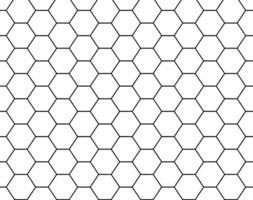 Hexagon seamless pattern. Honeycomb Geometry seamless pattern. graphic line illustration. Black and white abstract Hex tile of mosaic. Line ornament for hive. vector