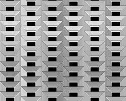Square Geometry seamless pattern. graphic line illustration. Black and white background for banners, print for fabric, labels, t-shirt printing. vector