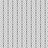 Abstract geometric pattern with squares, rhombus, lines. A seamless background. Black and white texture. Graphic modern pattern for package, vacation design, fabric and textile. vector