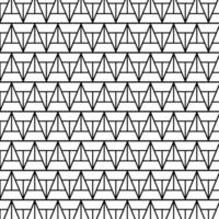 Triangle eometry seamless pattern. graphic line illustration. Black and white abstract For poster, party invitation, backdrop, ad, sale promotion, print for t-shirt vector