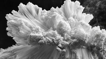 Monochromatic Cloudburst Ethereal Explosion of Light and Shadow photo