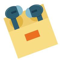 Smartphones, Wireless Device, and Internet Technology in Simple Illustrations. vector