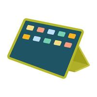 Modern Digital Devices and Smart Tech Gadget in Flat Design. vector