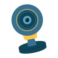 Computer Accessories and Device in a Flat Style Illustration vector