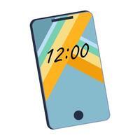 Smartphones, Wireless Device, and Internet Technology Simple Illustrations. vector