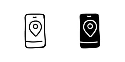 icon set depicting GPS symbols, ideal for navigation and technology designs. vector