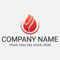 abstract Flame logo illustrations design template vector