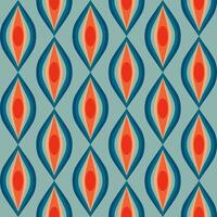 Retro Geometrical pattern in vintage style vector