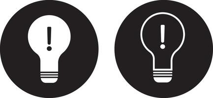 Bulb light icon. management lamp concept. Development, management icon set. isolated in modern symbols. vector