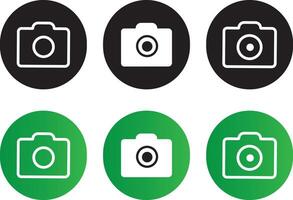 camera gradient icon vactor. photo camera sign, Instagram camera icon. vector