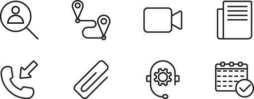 Priset of website conta icon. address, email, icons, Contact us icon set.sent, network, Website, mail, telephone, simple black style symbol,nt vector