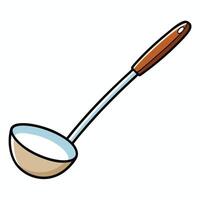 A spoon with a spoon handle and a spoon vector