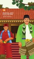 A poster for the malaysian national day vector