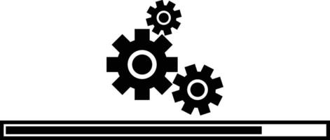 Software Update Progress Bar Icon vector