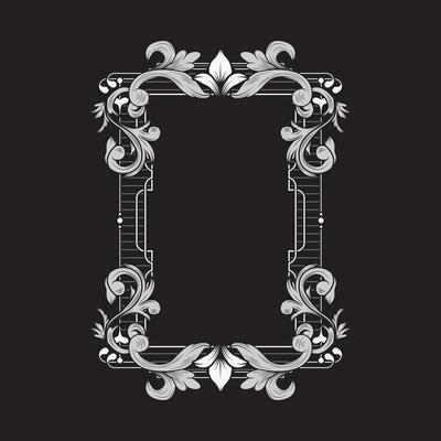 Frame Ornament Victorian Illustration