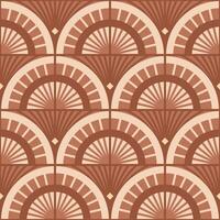 Art Deco Seamless Pattern Object vector
