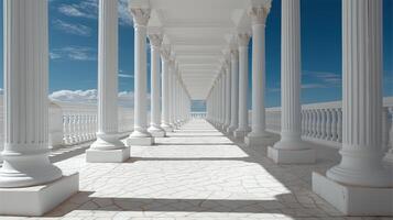 Pillars in Perfect Symmetry photo