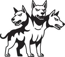 Cerberus - Three-Headed Guardian of the Underworld vector