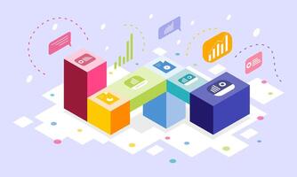 Infographic Elements Data Visualization Modern Design vector
