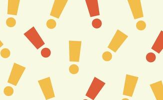 background exclamation point repeat design vector