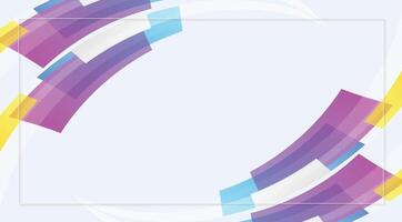 Abstract Background with Colorful Geometric Shapes vector