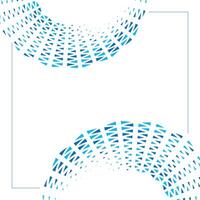 Abstract Blue Geometric Background with geometric triangles. vector