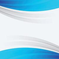 Modern and elegant abstract background with blue wave design. vector
